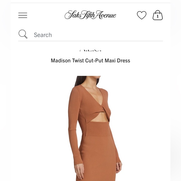A.L.C. Madison Twist Cut-Out Maxi Dress Never worn - Picture 4 of 7